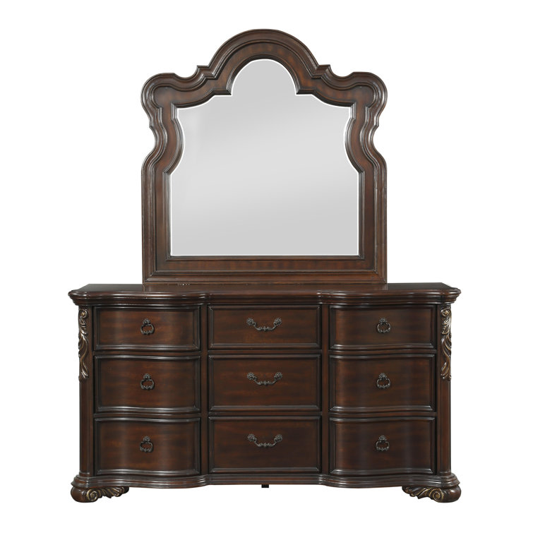 Astoria Grand Montoya Traditional Beveled Dresser Mirror Wayfair